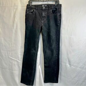 Boys Adjustable Size 16 Dark Black Jeans